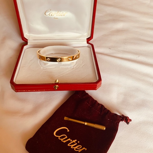 Cartier Jewelry - Authentic Cartier 10diamond love bracelet